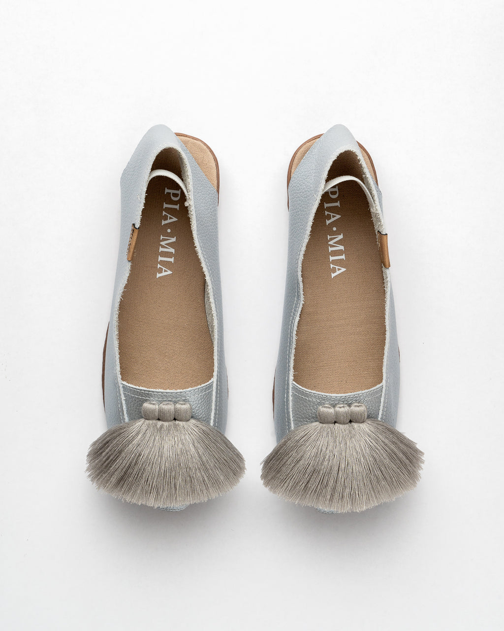 Silver Leather Espadrille