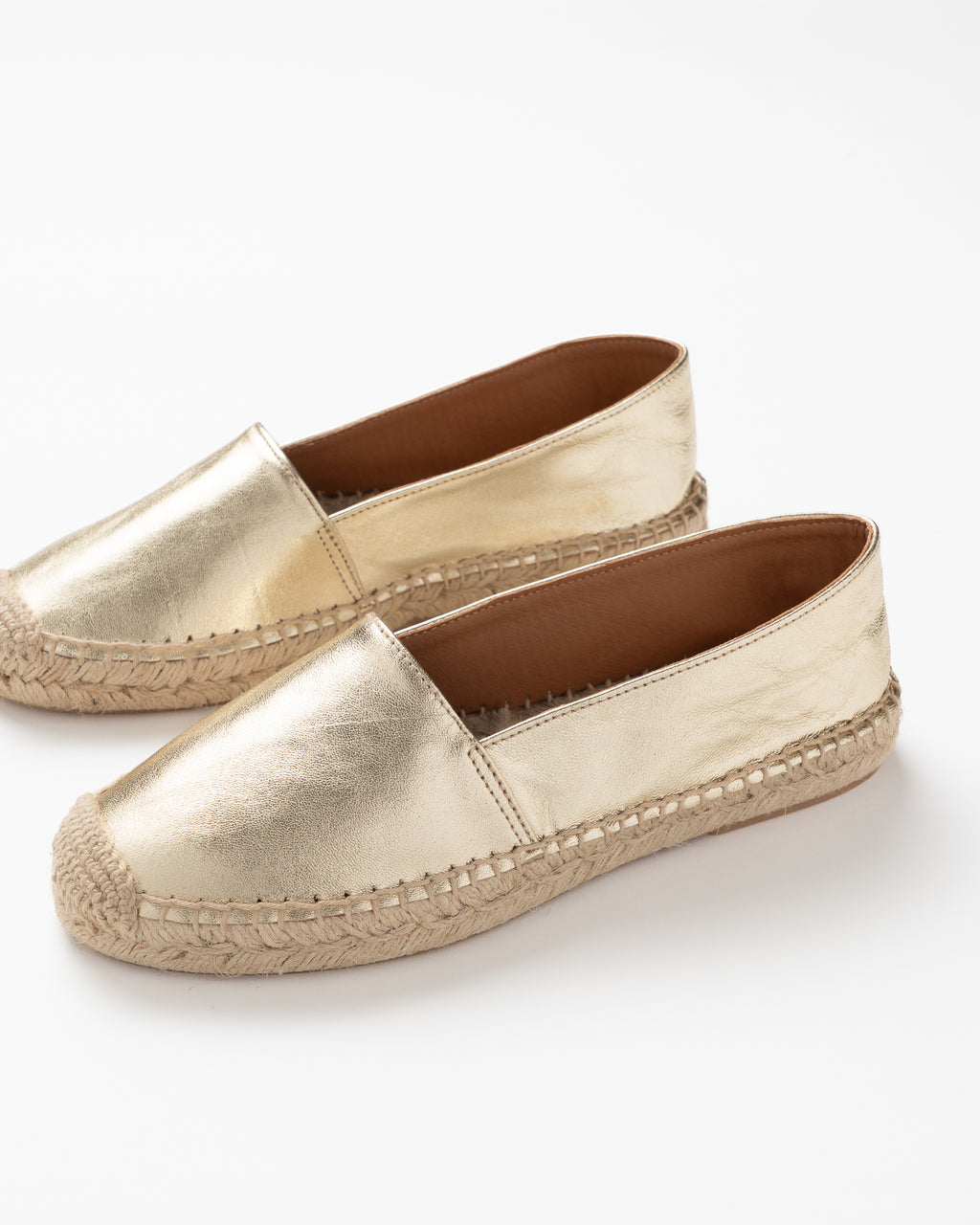 Gold Athenea Espadrilles
