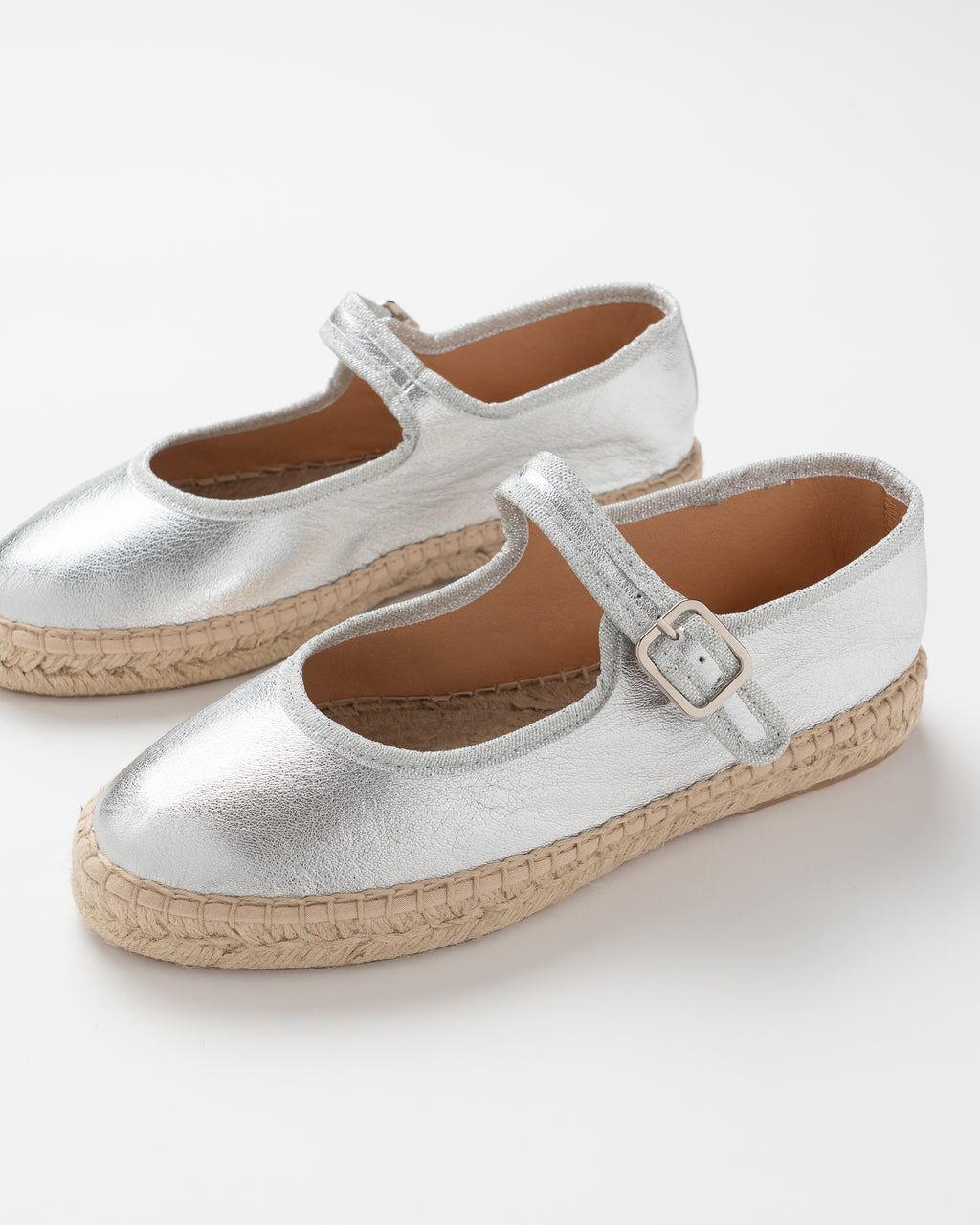 Marcela Silver Espadrilles