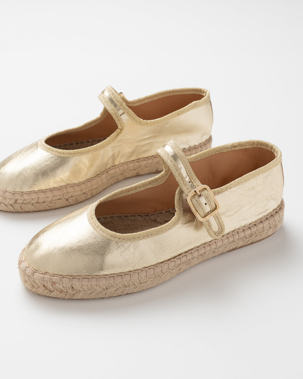 Marcela Gold Espadrilles