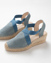 Blué Espartina Low Wedge Espadrilles