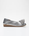 Folia Silver Leather Espadrille