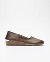 Basic Bronze Leather Espadrille