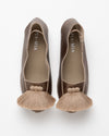 Bronze Leather Espadrille