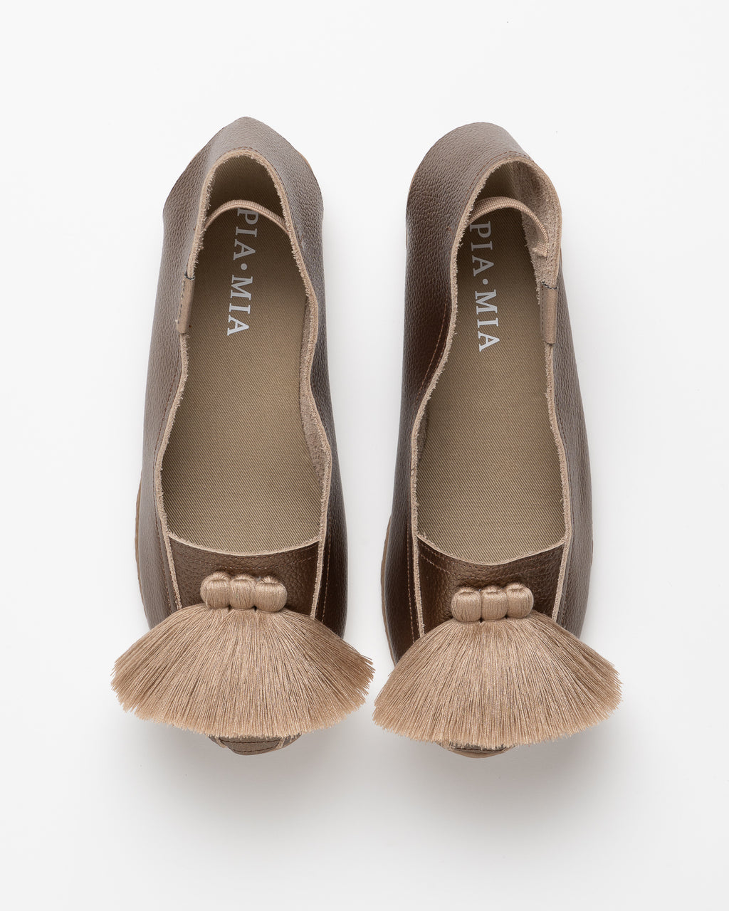 Bronze Leather Espadrille